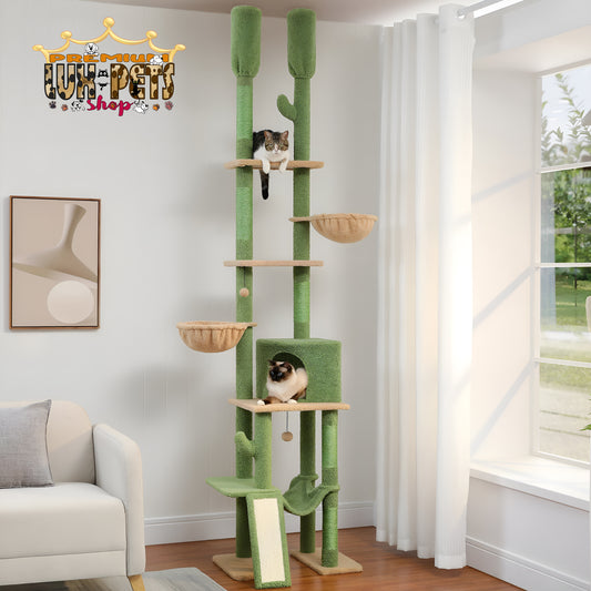 Unique Cactus-Shaped Cat Tree Tower