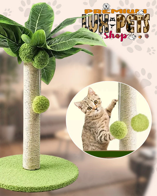 Cat Scratching Post with Hanging Balls